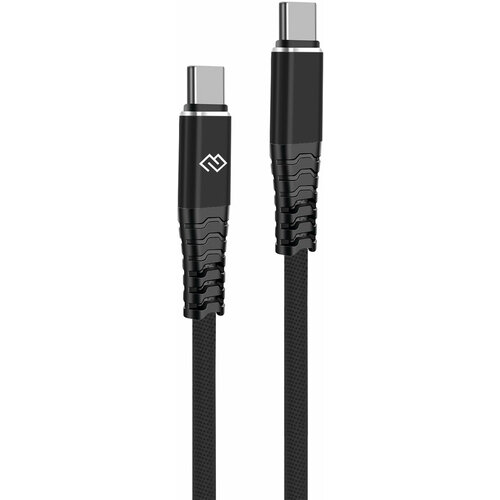 Кабель Digma DG-USBС-C-1M-100W USB Type-C (m)-USB Type-C (m) 1м черный кабель buro pd15w usb type c m usb type c m 1м черный