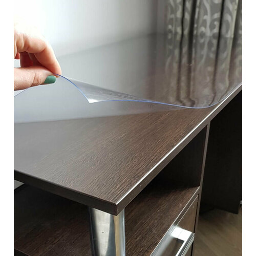 Гибкое стекло, прозрачная пленка ПВХ, скатерть, ширина 80см