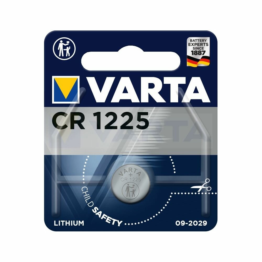 Батарейка Varta 06225101401 BL1 Lithium 3V (6225) (1/10/100) - фото №13
