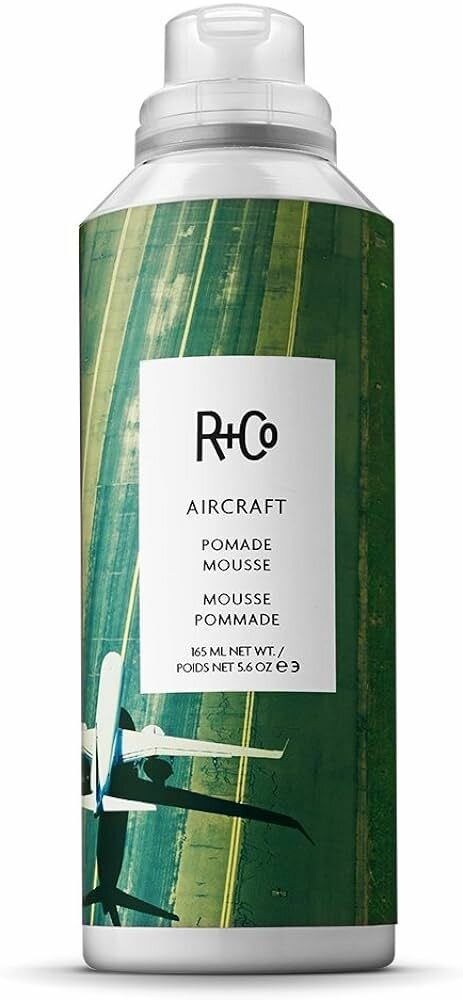 R+CO Помада-мусс для укладки волос Aircraft Pomade Mousse (165 мл)