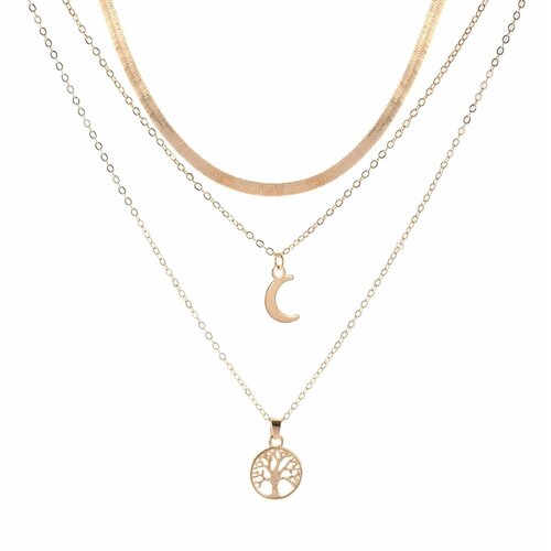 Чокер Azimut C.O. Jewelry AND Accessories, длина 35 см, золотистый