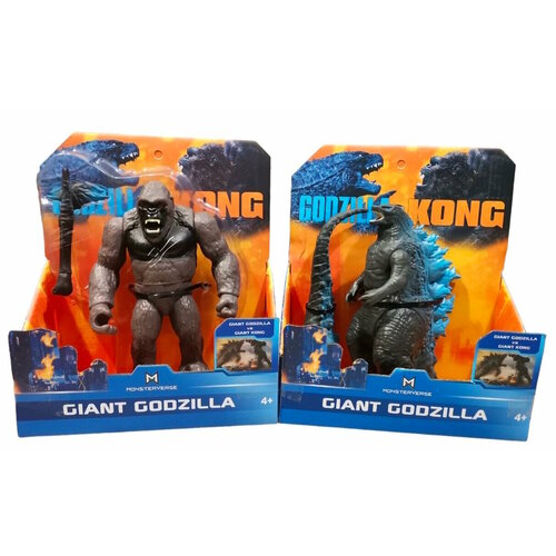 Фигурки Годзилла Godzilla + Кинг Конг Kong. фигурка годзилла король монстров 2019 godzilla с лучом подвижная 16 см