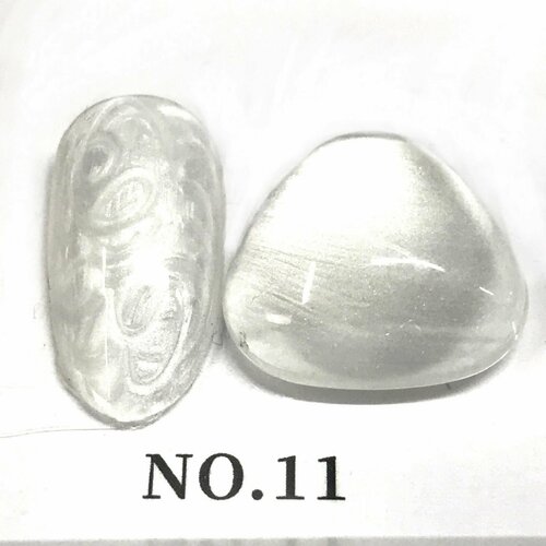 Гель-лак KYASSI Sea Salt цвет белый №11, перламутровый, 12 мл, 1 шт