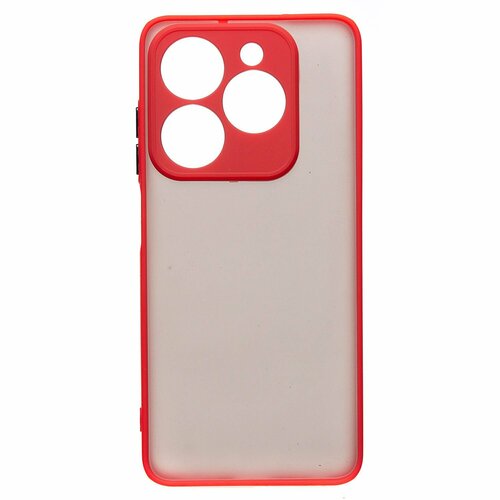 Чехол-накладка PC041 для смартфона TECNO Spark Go 2024 силикон, красный (226227)