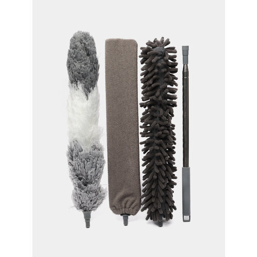 Пипидастр щетка сметка для уборки пыли метелка для пыли телескопическая Laima 608135 3232₽