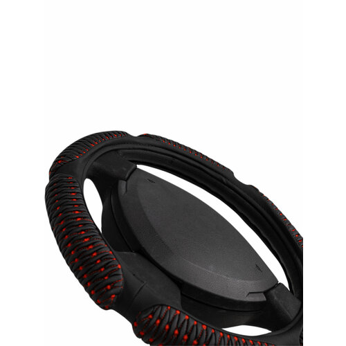 Оплетка на руль для УАЗ Патриот 1 пикап 2006-2013, M(37-38см), Искусственная кожа 01