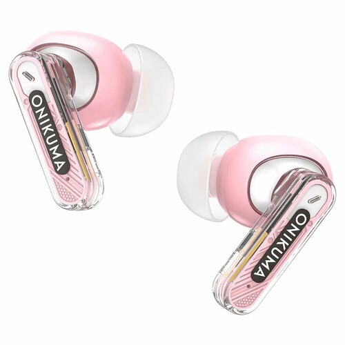 Игровые Bluetooth наушники ONIKUMA T5 HI-FI pink 2290₽
