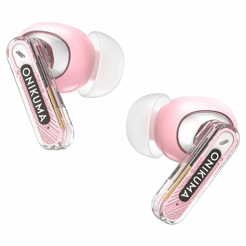 Игровые Bluetooth наушники ONIKUMA T5 HI-FI (pink)