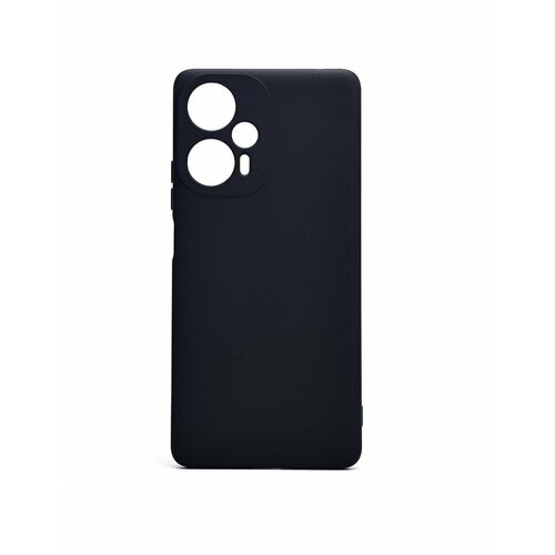 Xiaomi Poco F5 силиконовый чёрный чехол для ксиоми поко ф5 сяоми бампер накладка с защитой камеры