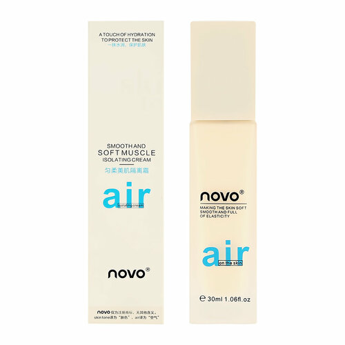 Описание * Область использования: лицо * Тип кожи: все типы кожи * Вес в упаковке: 148 г * Текстура: кремообразная * Высота упаковки: 133 мм * Ширина упаковки: 34 мм * Длина упаковки: 34 мм * Тег: Праймер для лица * Раздел: праймеры * Артикул 234608 * Страна: китай/ CHINA * Все товары бренда Идеальная база под макияж уже создана! Праймер для лица `NOVO` AIR BASE обладает невероятно легкой и нежной текстурой, которая идеально наносится на кожу лица, выравнивая тон, максимально приближая его к естественному цвету лица. Формула smart-выравнивание не образует пудровых складок и обеспечивает стойкость макияжа. В составе праймера присутствуют растительные экстракты, которые увлажняют и защищают Вашу кожу, снижая воздействие негативных факторов окружающей среды. Способ применения: нанесите средство на кожу лица и равномерно распределите его по всей поверхности. Только для . наружного применения. Избегайте контакта с глазами. Хранить в недоступных для детей местах. В случае появления раздражения, немедленно прекратить использование. Хранить при температуре от +5°С до +25°С Состав: Water, Cyclopentasiloxane, Caprylic/capric Glycerides, Glycerin, Butylene Glycol, Water, Tremella Fuciformis (mushroom) Extract, Glycerin, Trehalose, Phenoxyethanol, Ethylhexylglycerin, Ci 77891, Aluminum Hydroxide, Triethoxycaprylylsilane, Dimethicone/vinyl Dimethicone Crosspolymer, Dimethicone, Cetyl Peg/ppg-10/1 Dimethicone, Isononyl Isononanoate, Diisostearyl Malate, Sodium Chloride, Ci77007, Hyaluronic Acid Подробнее