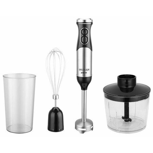 Погружной блендер DELTA LUX DE-7008B черныйсеребристый 307100₽