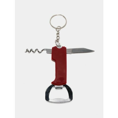 фото Складной нож туристический с открывашкой для вина и бутылок 3 в 1 ls