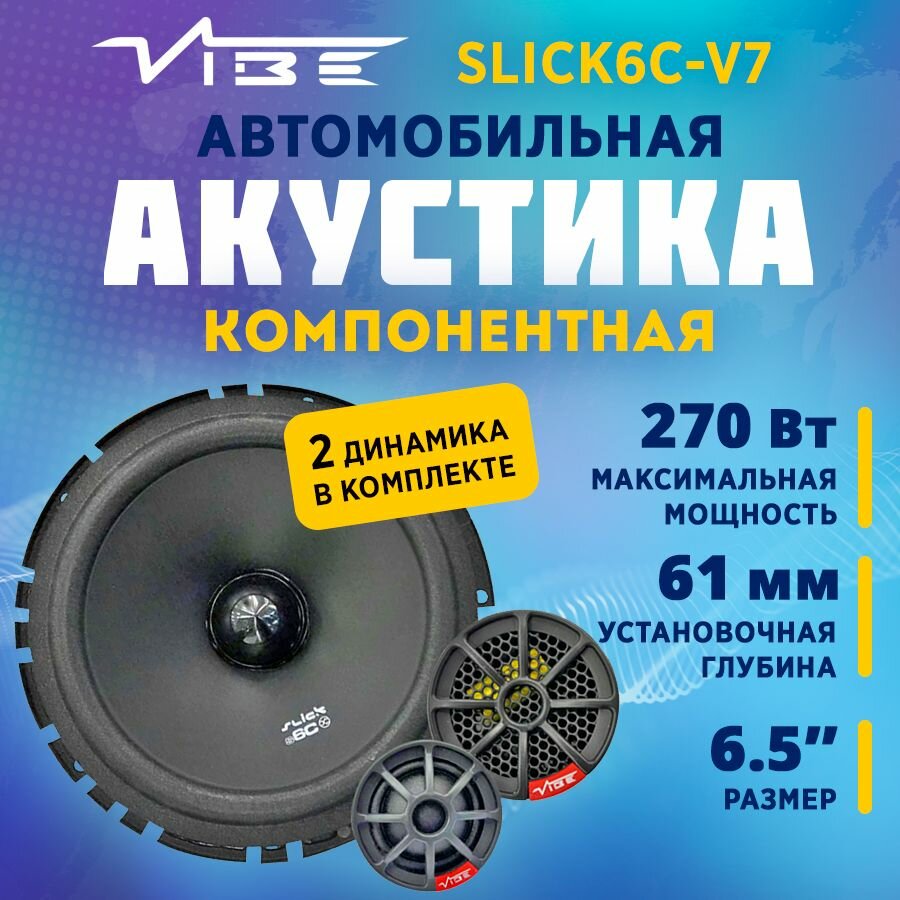 Акустика компонентная VIBE SLICK6C-V7
