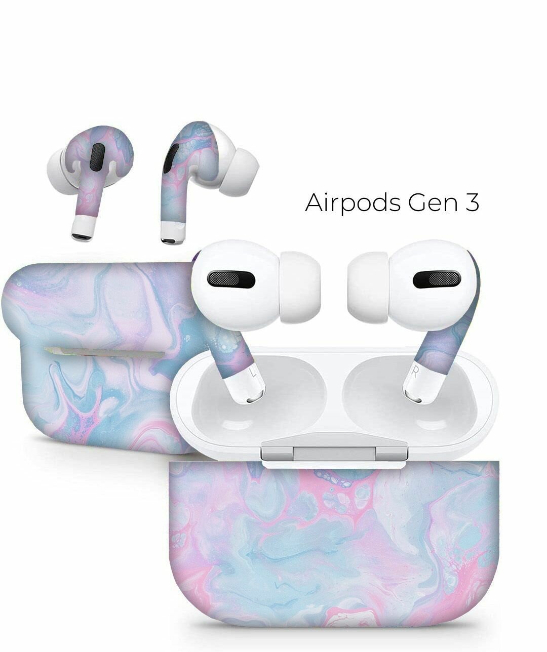 Гидрогелевая защитная пленка для Apple AirPods 3 для кейса