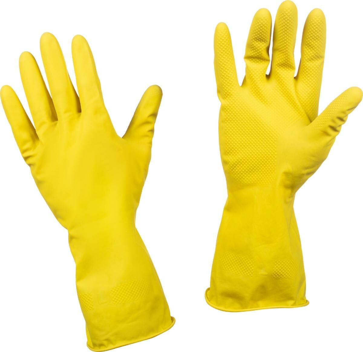 Перчатки латексные желтые (размер 8 M)