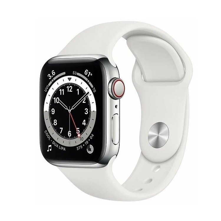 Часы Apple Watch S6 44mm/Серебрянный/