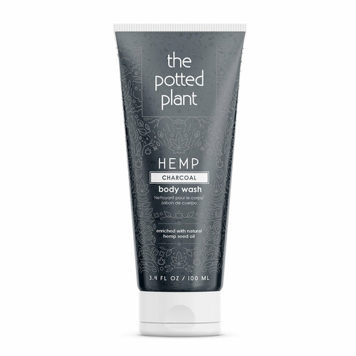 The Potted Plant, Детокс-гель для душа Charcoal Body Wash, 100 мл