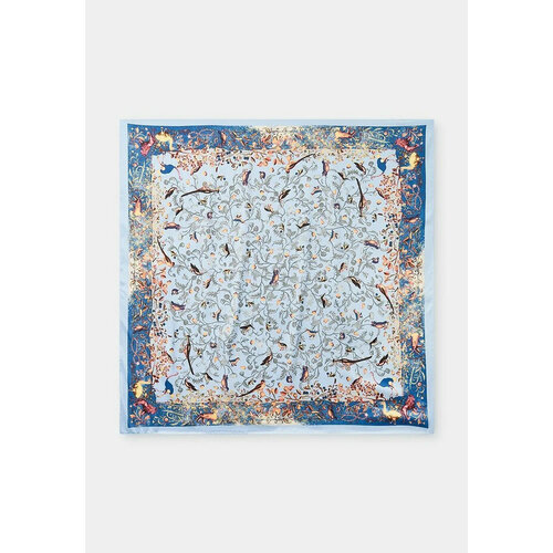 фото Платок rosedena,90х90 см, голубой