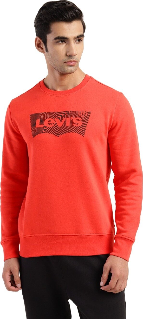 Свитшот Levis LEVIS LOGO PRINT ROUND-NECK SWEATSHIRT S для мужчин