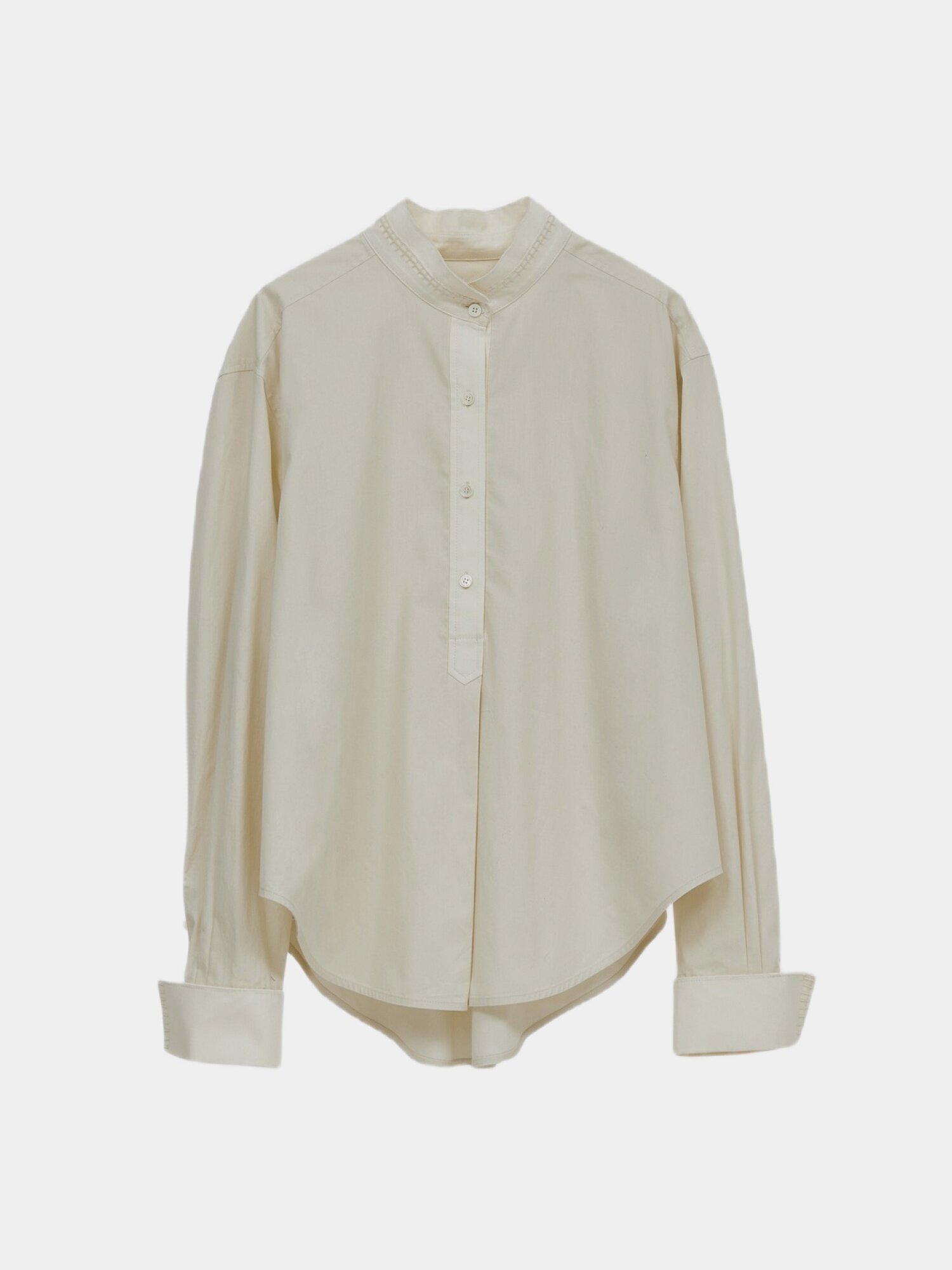 Рубашка RECTO Monaco Embroidery Detail Shirt Cream