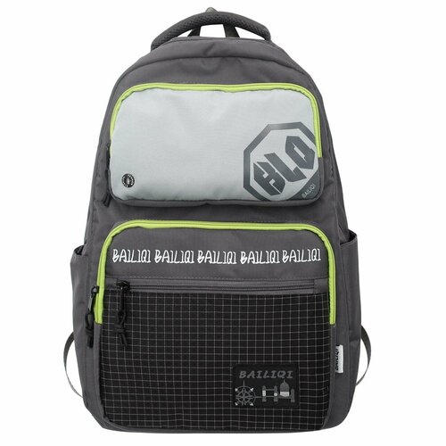 фото Рюкзак молодежный современный унисекс универсальный с большим количеством отделений для прогулок, школы, университета bailiqi №33 bags-art