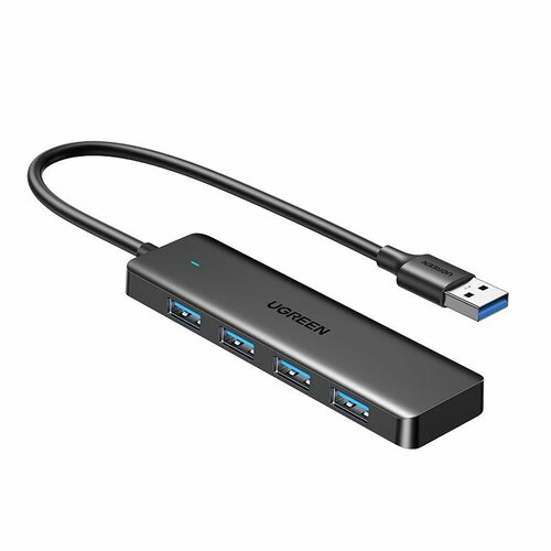 Хаб UGREEN CM219 25851 4-Port USB 30 Hub с портом питания USB-C Цвет черный 100800₽