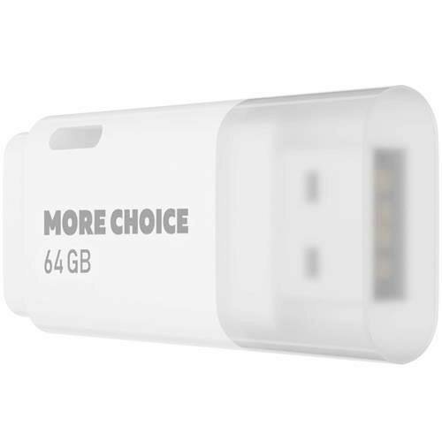 Flash Drive USB 64 Гб More Choice MF64 - белый