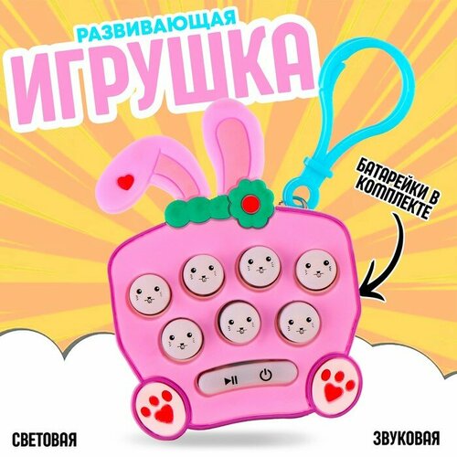 Развивающая игрушка Зайка, звуковая со световыми эффектами