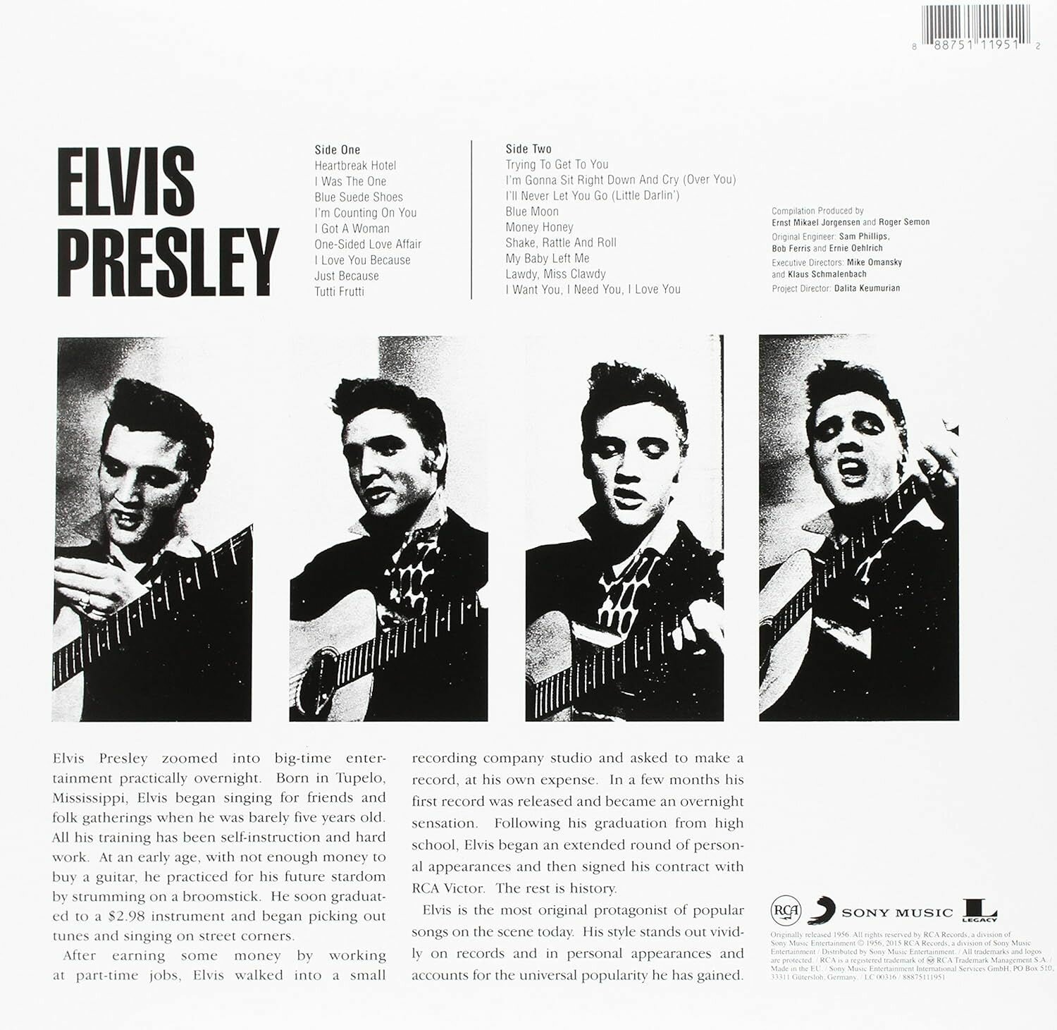 Elvis Presley Elvis Presley Виниловая пластинка Sony Music - фото №6