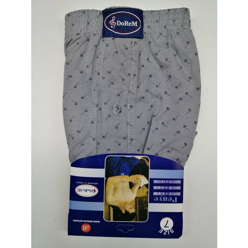 фото Трусы doremi мужские семейные трусы (трикотаж), размер 7, серый