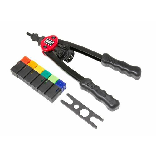 Заклепочник двуручный резьбовой усиленный L - 320мм резьбовые адаптеры - М3 М4 М5 М6 М8 М10 Forsage F-67804 8820₽