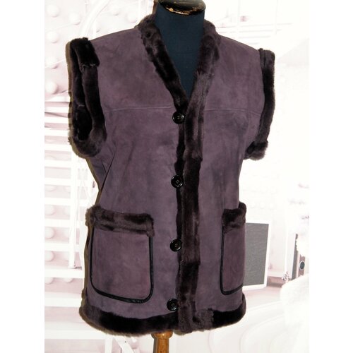 фото Жилет , размер 54, фиолетовый ип паршков е.в.