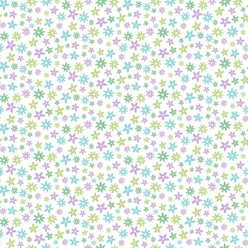Обои TOT47122 Totally for kids Chesapeake - американские, бумажные, белого тона, с цветами , длина 10.00м, ширина 0.52м, рекомендуем в комнату.