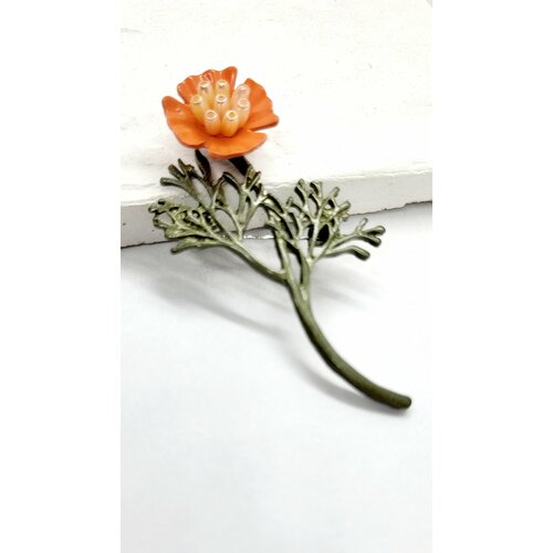 Брошь Verba 1 шт оранжевый 1188₽