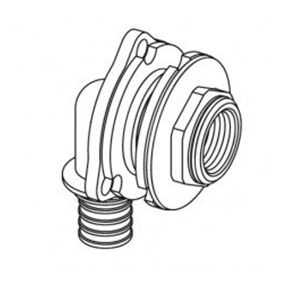 RX+ 14563741001 Угольник настенный для гипсокартонных плит (Ø 16 мм, 1/2", Внутренний, бронза) REHAU - фото №3