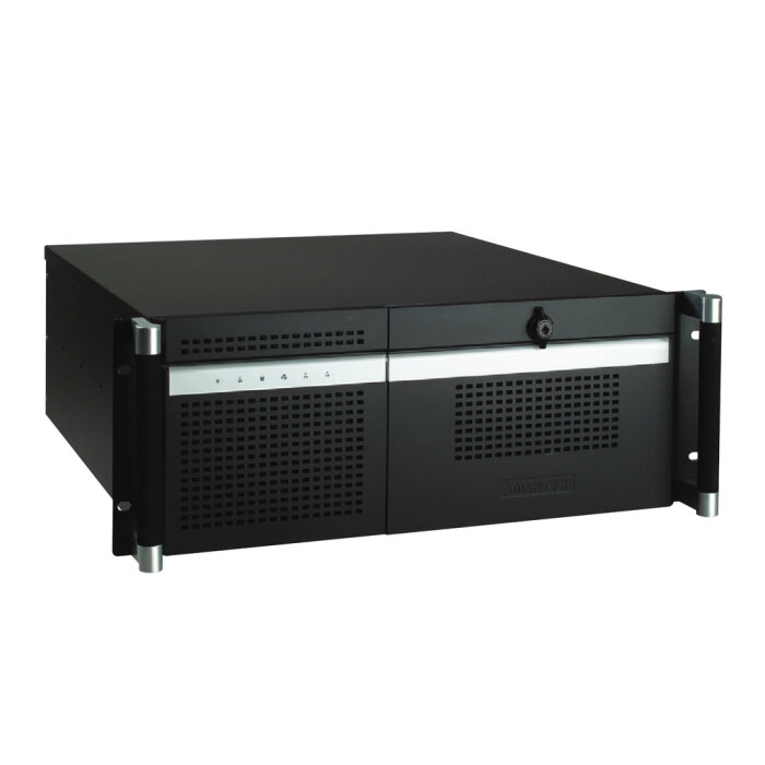 ACP-4320MB-00C 4U Rackmount Chassis, Отсеки: 4*(2*5.25" и 2*3,5 ), Размер (ШВГ): 482x177x479mm, без блока питания Advantech Корпус промышленный 4U (19") для ATX материнской платы, отсеки 2xSAS/SATA HDD