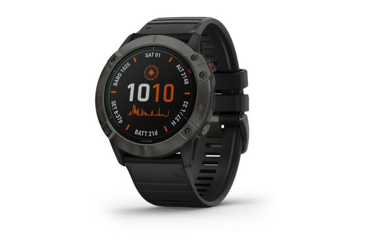 Умные часы Garmin Fenix 6X Pro Solar Titanium DLC