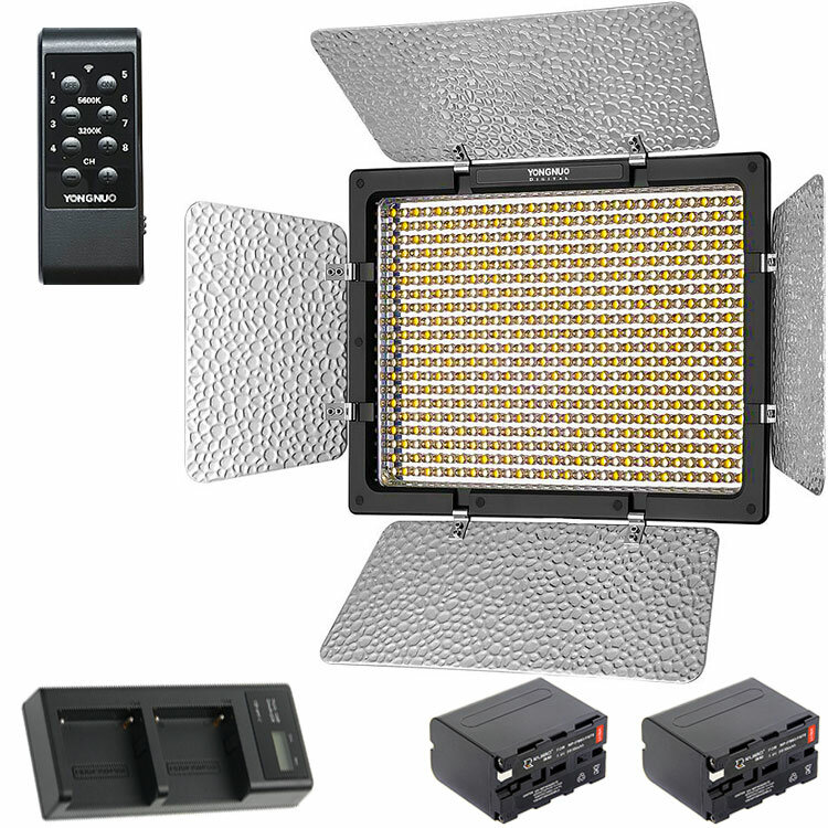 Видеосвет Yongnuo YN-600 L II LED (3200-5500K) KIT25 +2Аккум+ЗУ