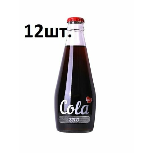 Напиток безалкогольный сильногазированный "LOVE IS" Кола без сахара" 0,3 л (стекло) 12шт.