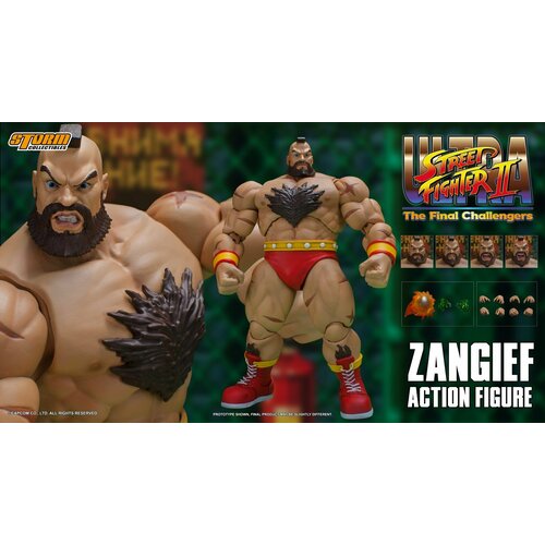 Фигурка Зангиев - Стрит Файтер 2. Zangief - Street Fighter 2. Storm Collectibles.