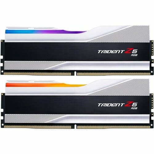 Оперативная память DDR5 Gskill Trident Z5 RGB 32GB 2x16GB 8000MHz CL38 38-48-48-128 145V Silver 2746500₽