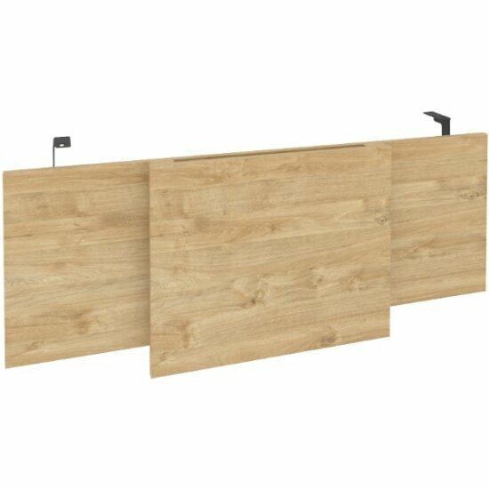 Царга стола руководителя Riva O. M-CSR-3 Тиквуд светлый/Антрацит металл 1140*450*54 (Onix Direct)