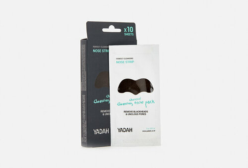 Угольные очищающие патчи для носа CHARCOAL CLEANSING NOSE PACK