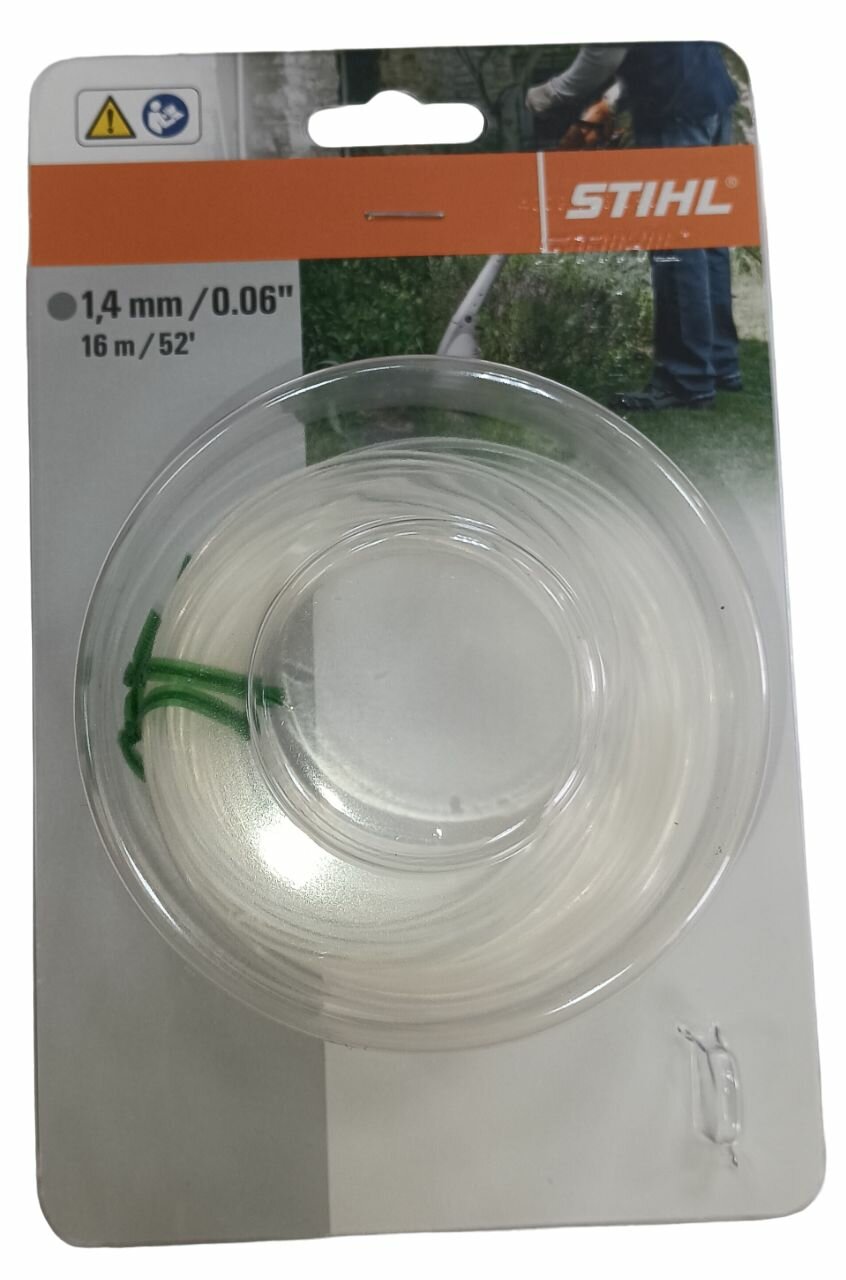 фото Леска для триммера 1.4мм х 16м круглого сечения. STIHL 00009302284