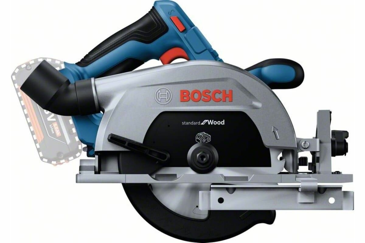 Аккумуляторная циркулярная пила Bosch GKS 185-LI (Соло) 06016C1221