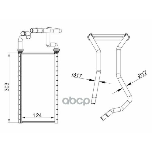 Радиатор Отопителя Салона Tg-Rih003087107-60410 TiGuar Toyota Land Cruiser 200 Lexus Lx570 2007- Ti-Guar арт TGRIH0030 5740₽