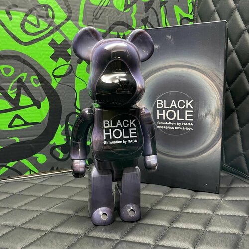 Игрушка Bearbrick Black Hole Черная дыра 28см игрушка bearbrick микки маус 28см