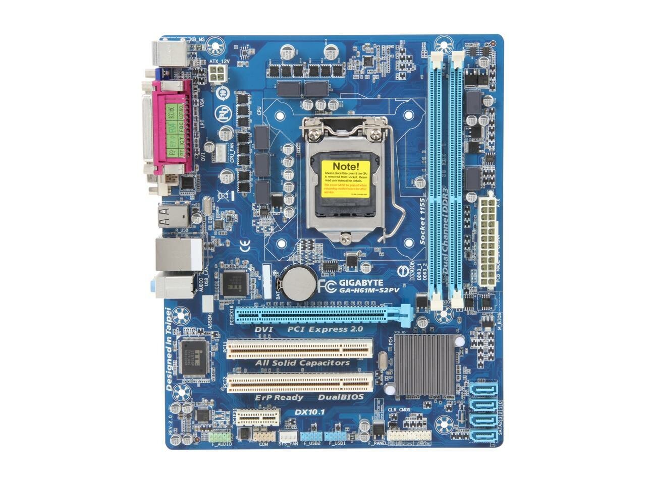 Gigabyte ga-h61m-s2pv