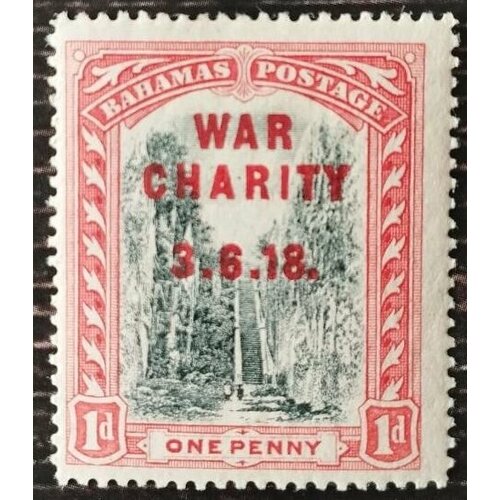 Почтовая марка Багамы 1918 год. аджман 1972г военная форма iii почтовая марка 18