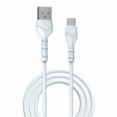 Кабель Devia Kintone Cable V2 Type-C, белый кабель devia kintone cable set v2 type c 2 1a 1м белый